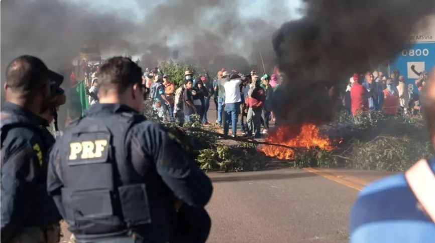 Confira rotas alternativas para evitar bloqueio do MST na BR-163 de Campo Grande